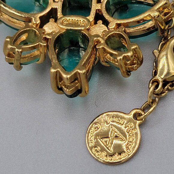 Joan Rivers Collection Turquoise Rhinestone Set - Picture 8 of 10